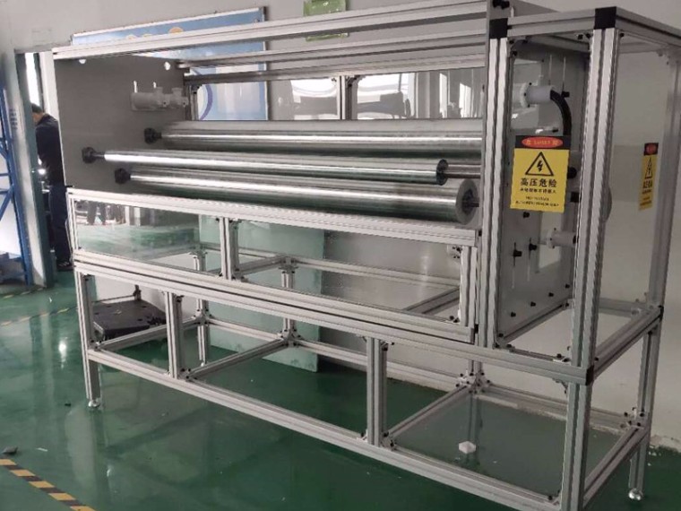 存放熔噴布使用哪種材料的倉儲貨架？澳宏提供全套鋁型材貨架方案！