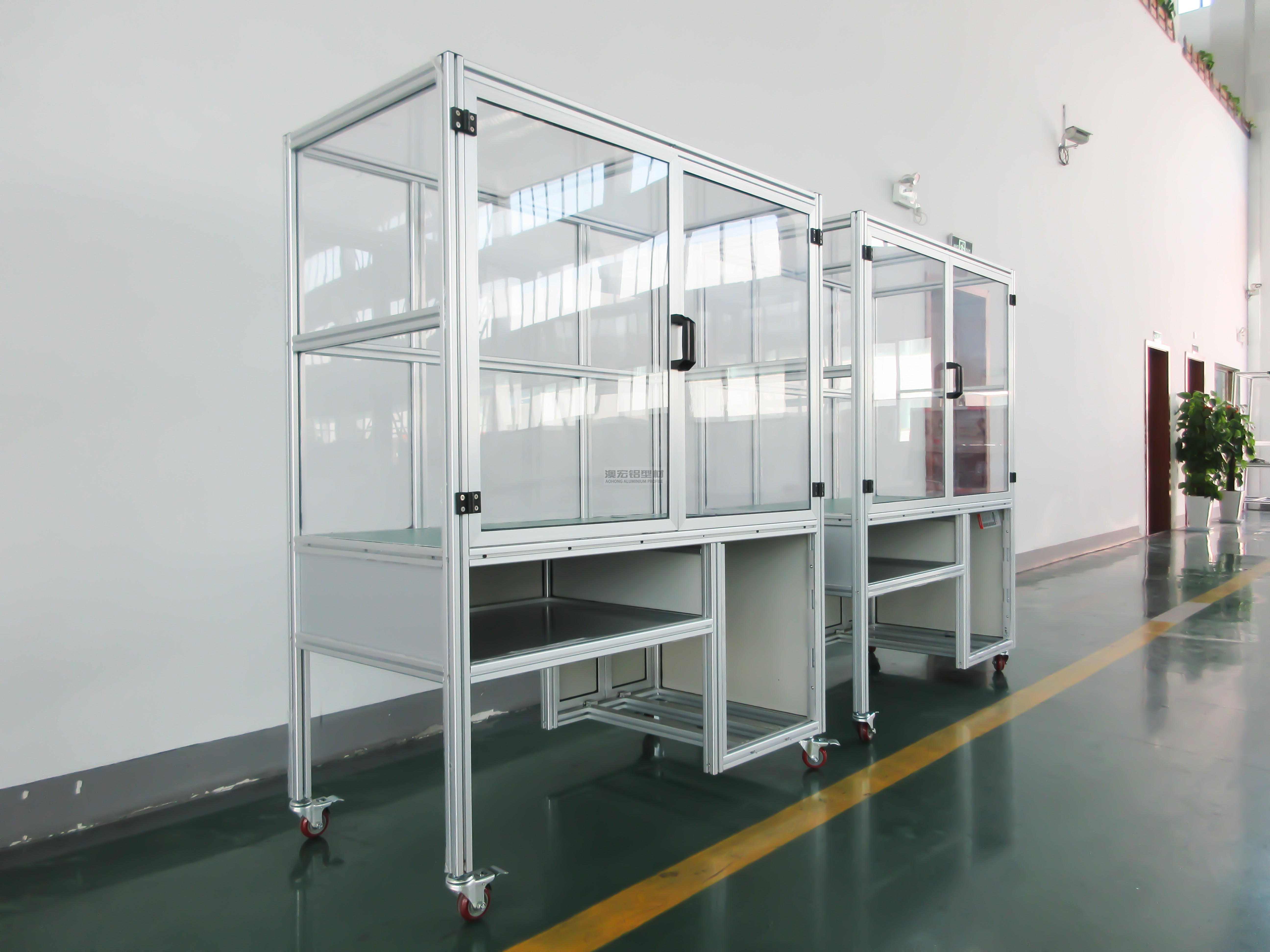 工業生產鋁型材架子安裝如何提升精度？-澳宏工業鋁型材